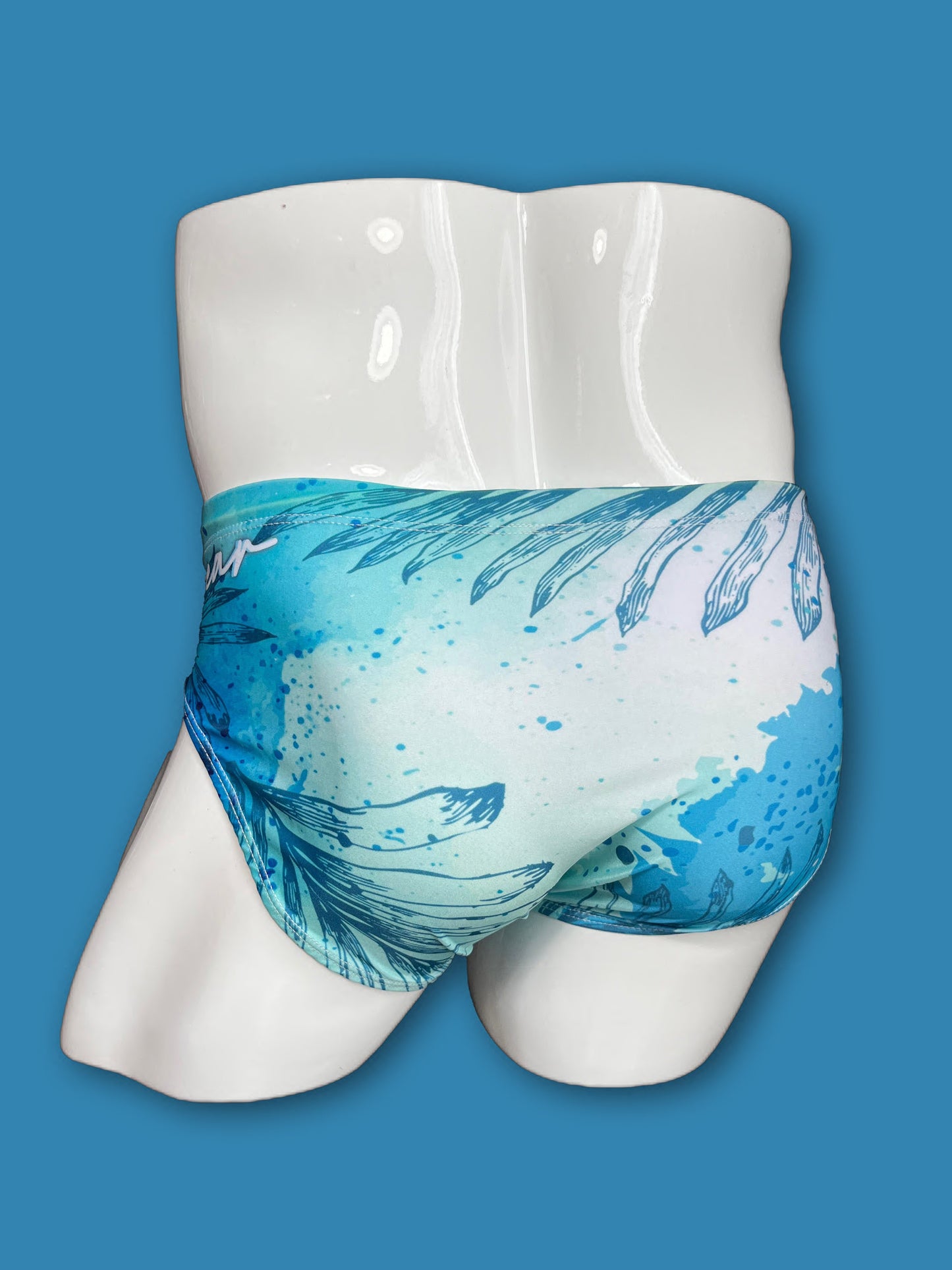 Teal Palms Swimwear Briefs - Swimsuit Bikini style
