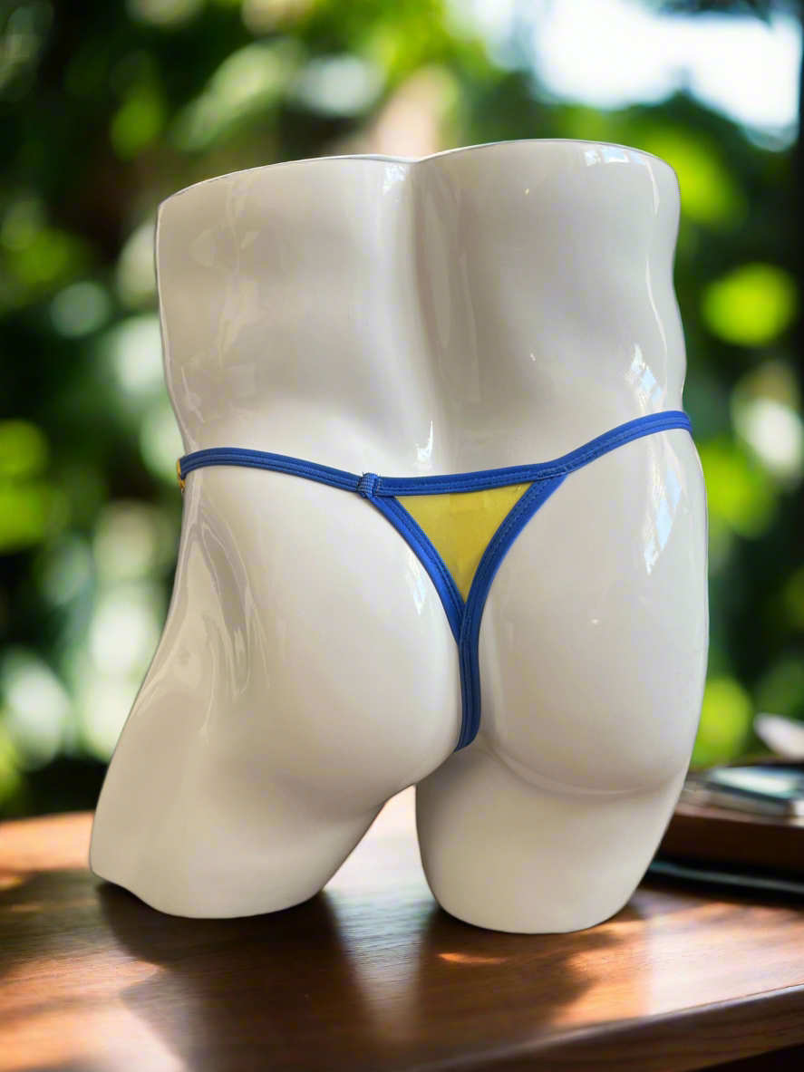 Yellow Thong G-String Men