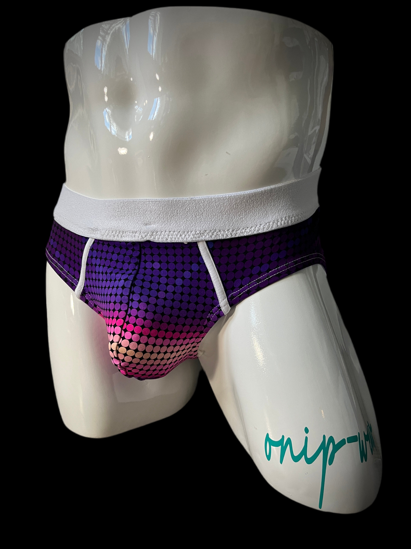 80s Miami Glare Brief - Briefs Men pouch Underwear. Men Underwear