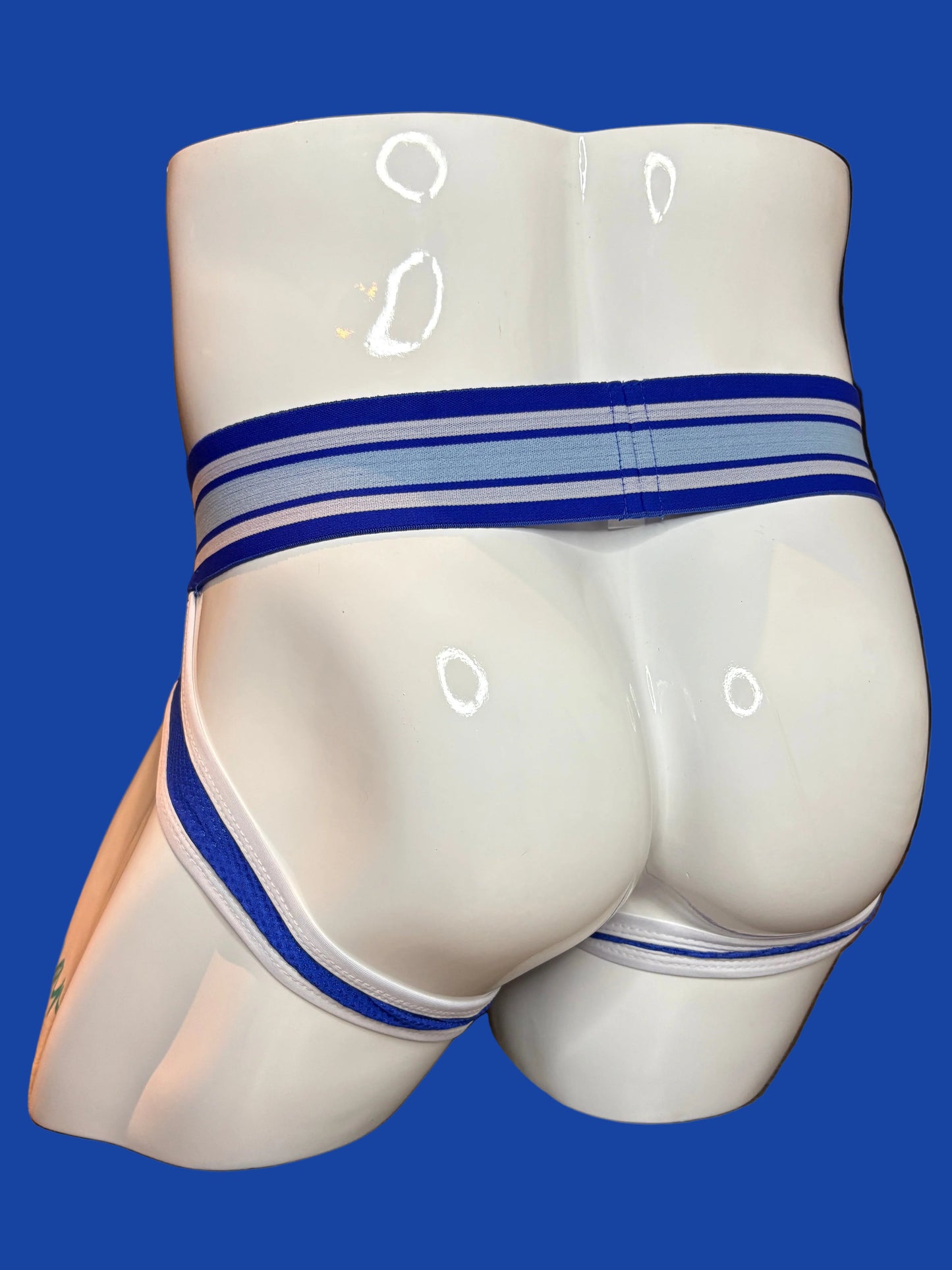 Blue Jock Brief - Be Proud.Be You. Jockstrap Brief Men Mesh pouch Underwear. Men Underwear