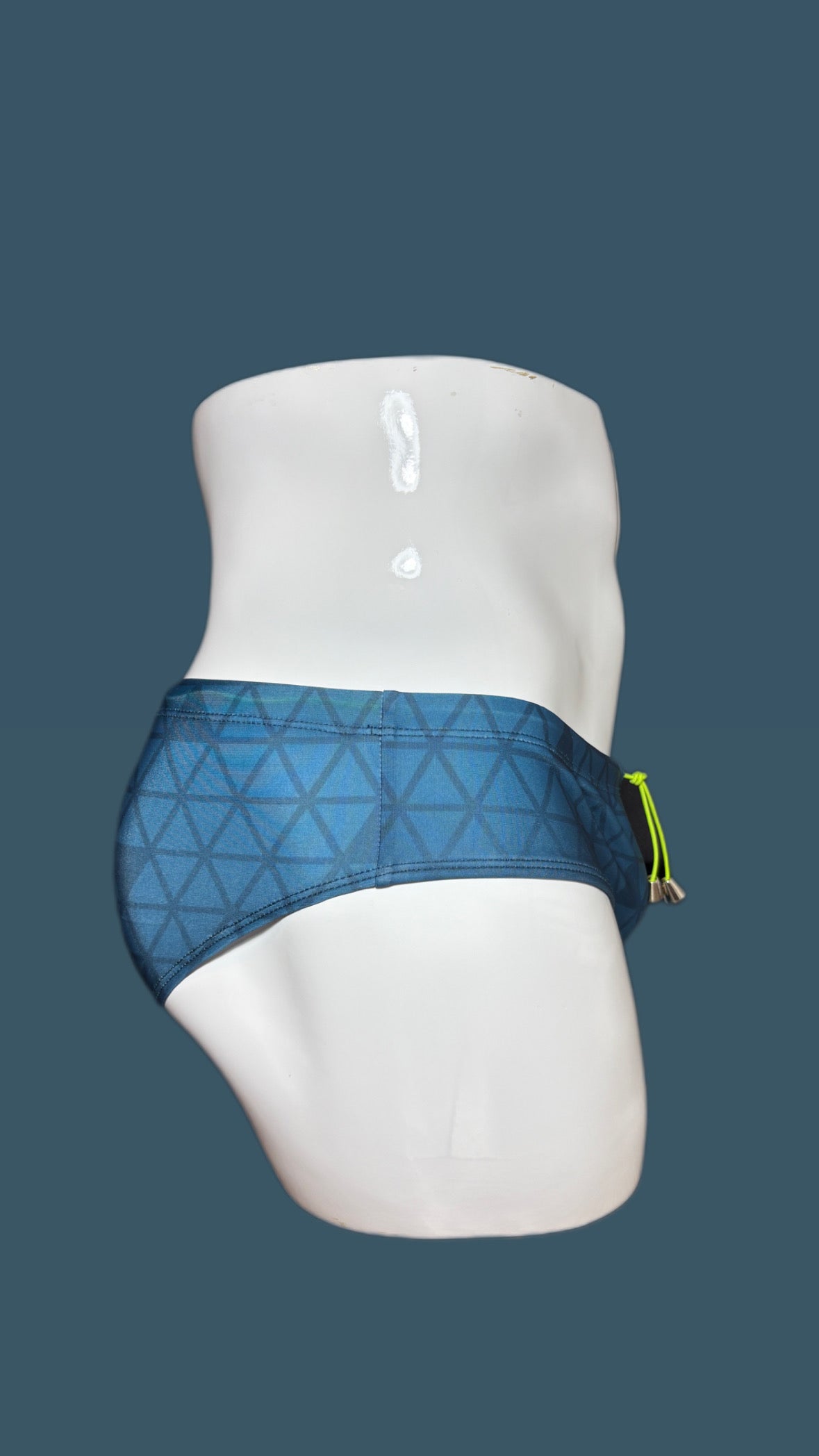 Deep Blue Swimwear Briefs - Swimsuit Flat Front style - Men bathing suit