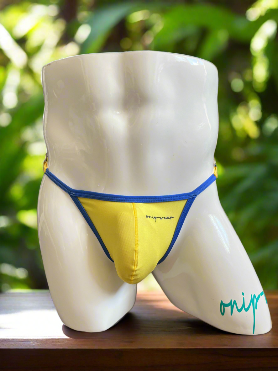 Yellow Thong G-String Men