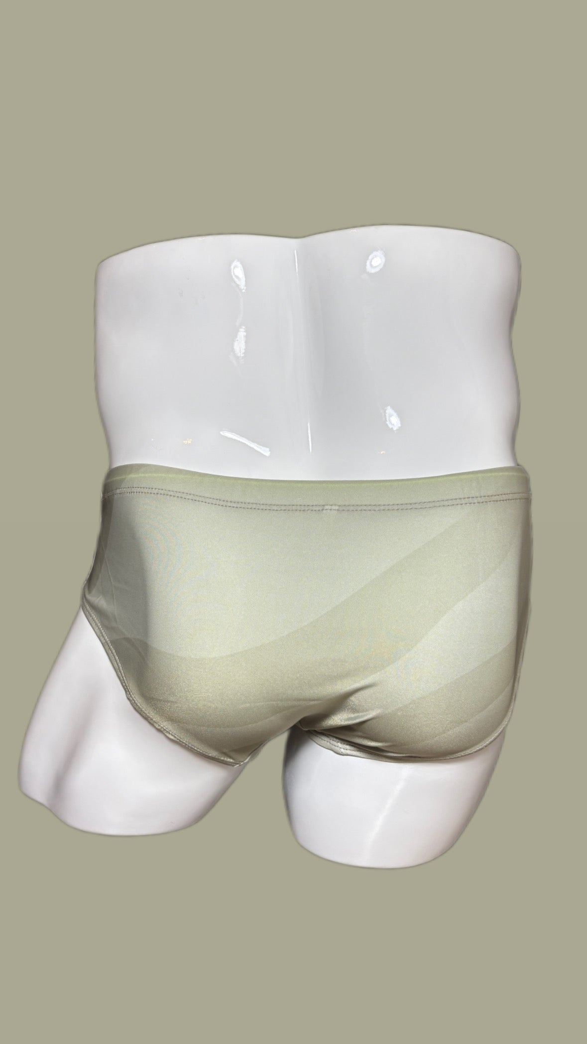 beige wave swim briefs