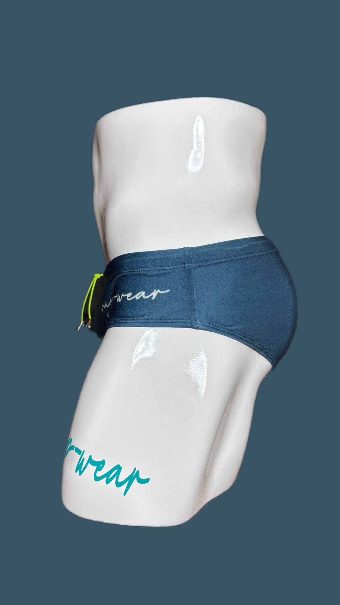 Deep Blue Swimwear Briefs - Swimsuit Flat Front style - Men bathing suit