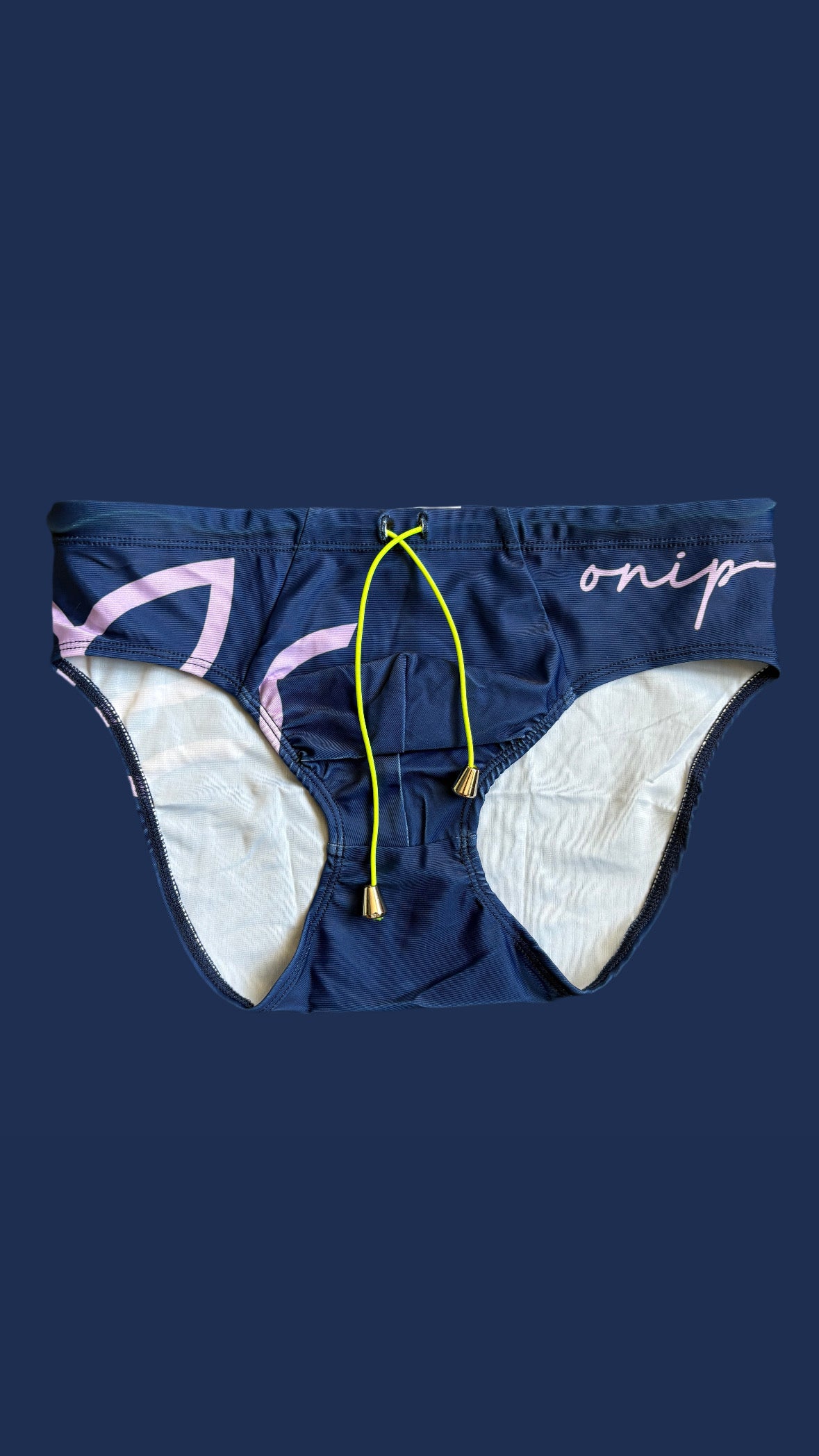 Classic Navy with lilac accent swimsuit by Onip-wear