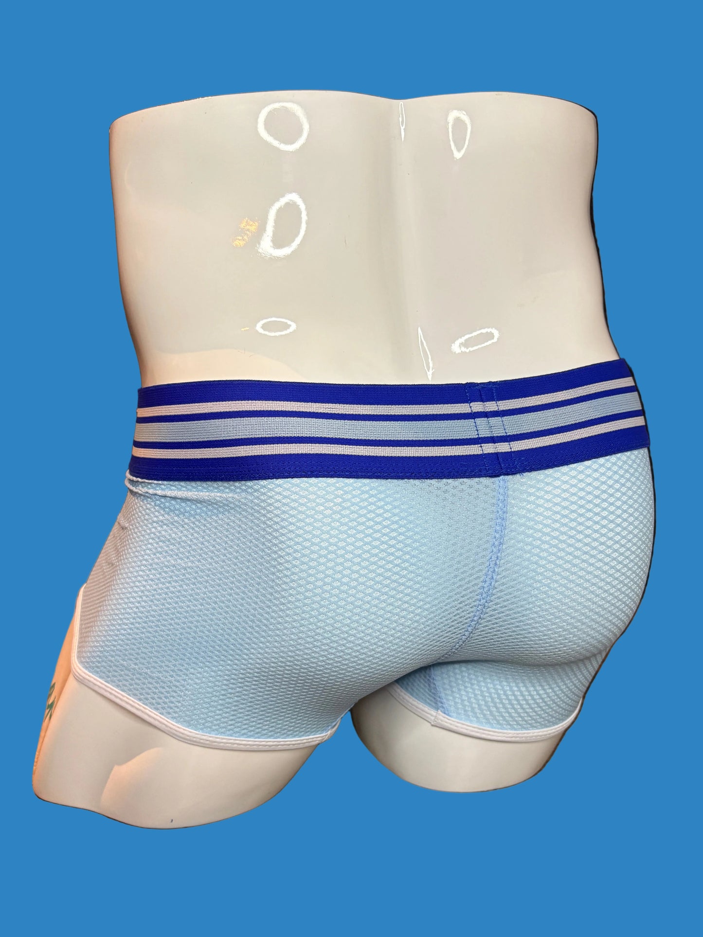Baby Blue Boxer Brief - Be Proud.Be You. Boxer Brief Men Mesh pouch Underwear. Men Underwear
