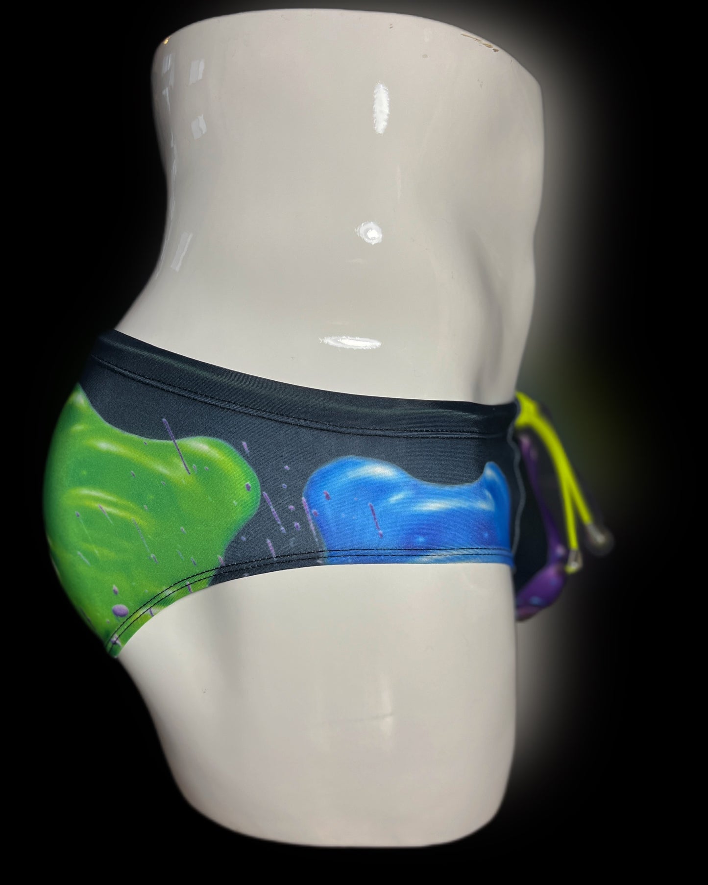 Gummy Bear Black Swimwear Briefs - Swimsuit Bikini Briefs Style - Men Bathing Suit | Onip-Wear