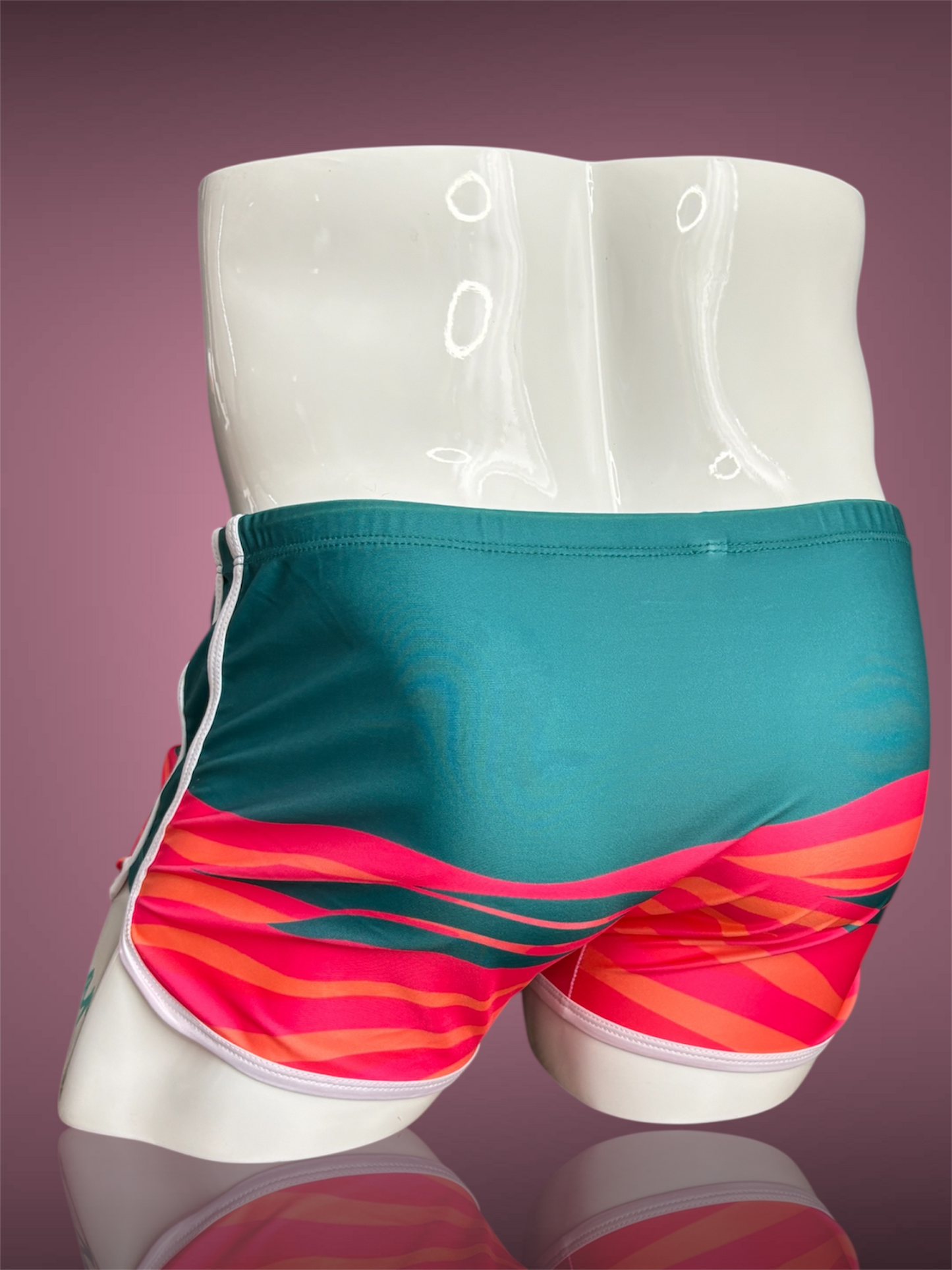 Flamingo Rivera Swimwear Shorts - Swimsuit Square Cut style - Men bathing suit