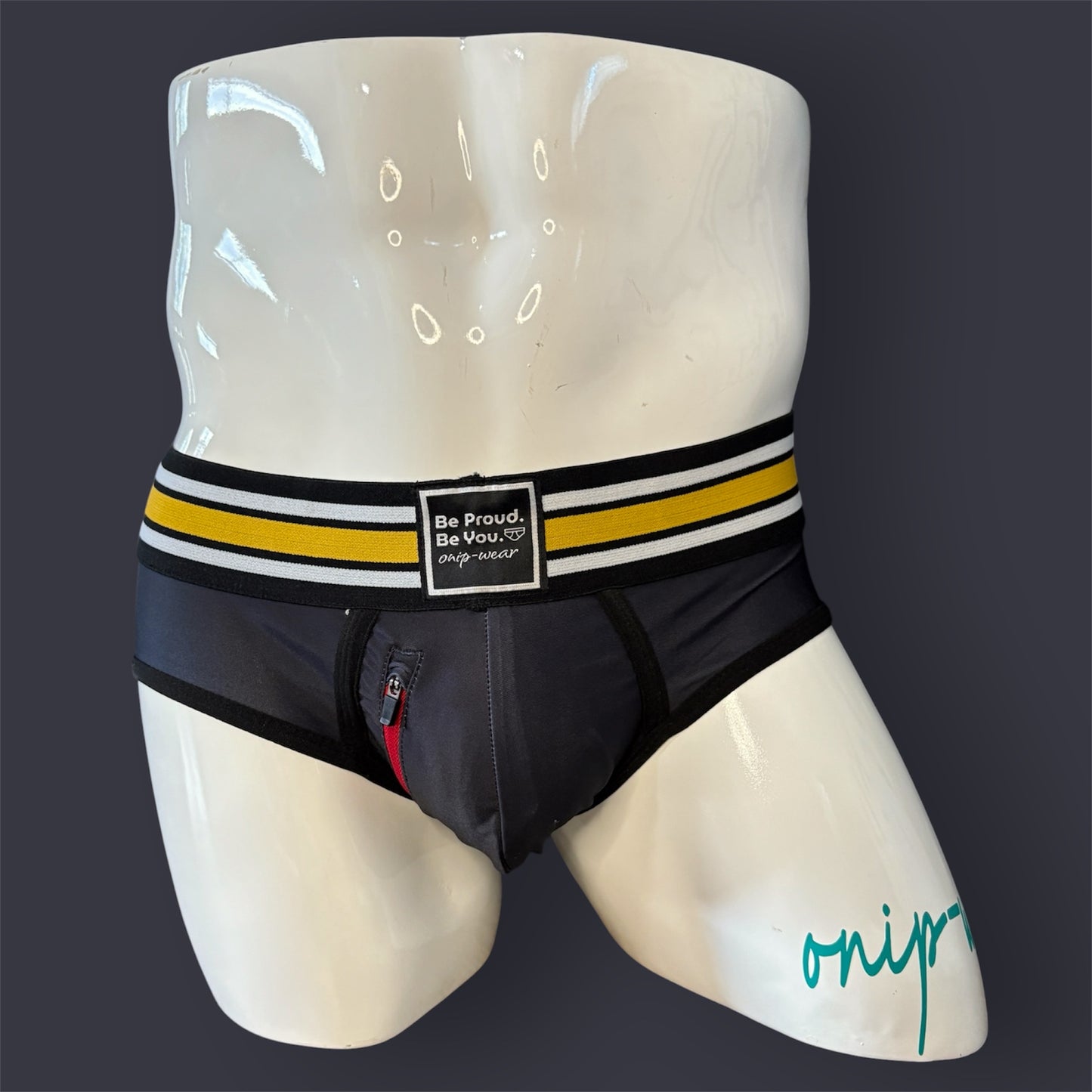 Pocket Brief - Be Proud.Be You. Brief Rush Pocket Pouch Underwear. Men Underwear