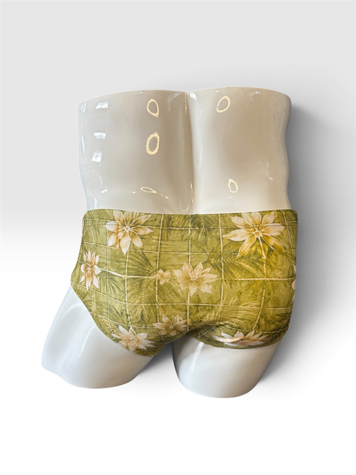 Palm Tile - Swimwear Briefs - Swimsuit Bikini style - Men bathing suit