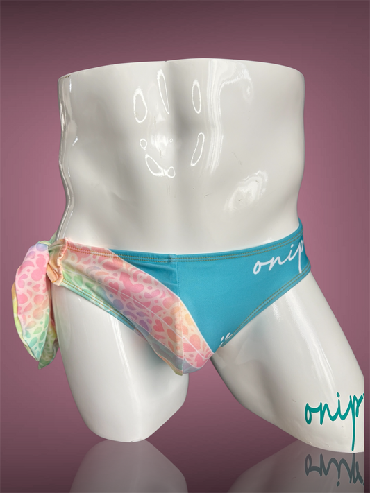 Unicorn Tie Swimwear Briefs - Swimsuit Hip-Tie Cut Bikini style - Men bathing suit