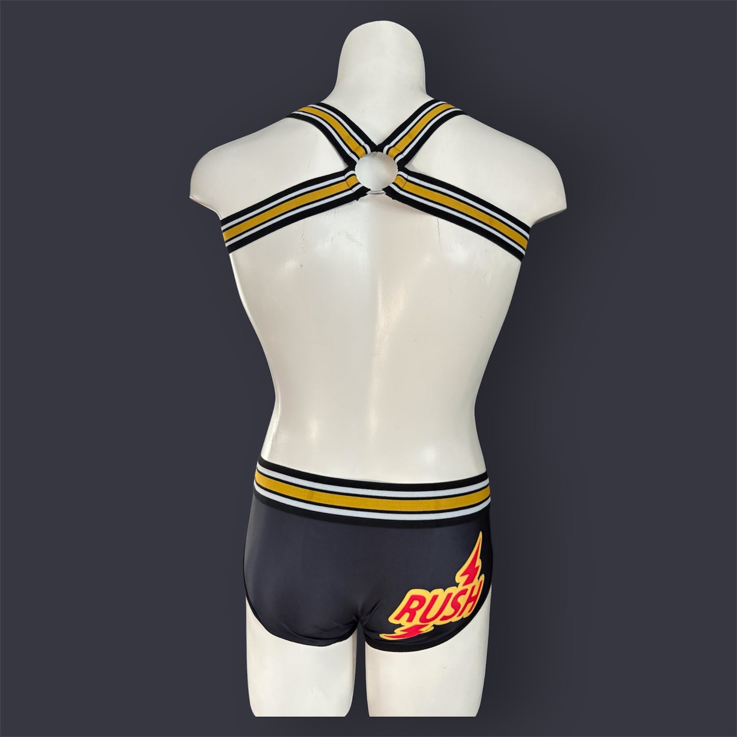 Black Yellow Harness - Chest Harness Onip-Wear