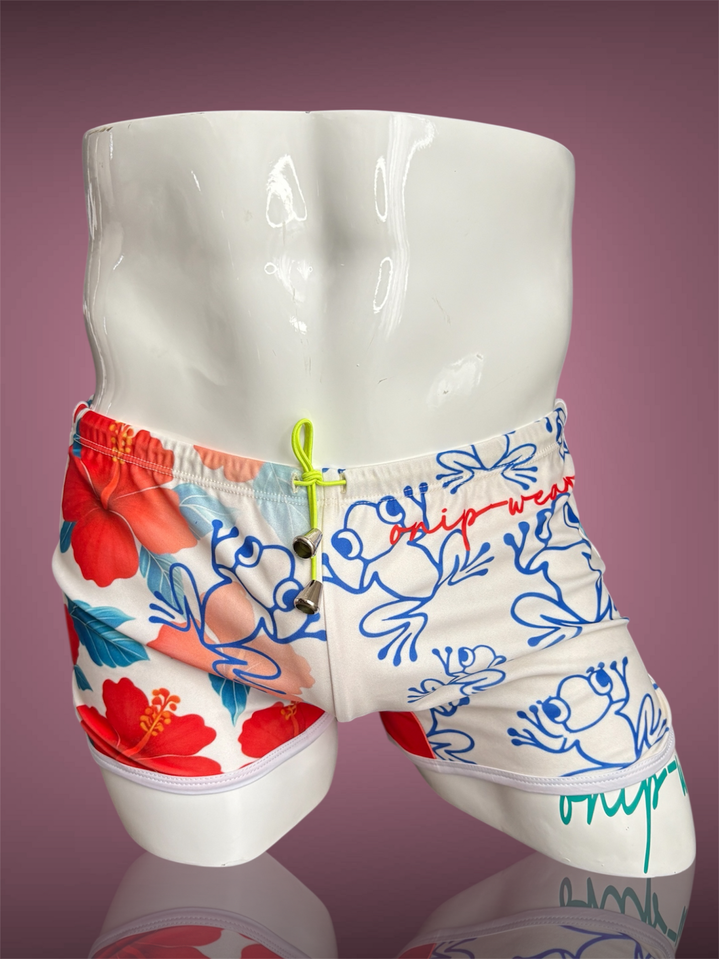 Coquí Club Swimwear Shorts - Swimsuit Square Cut style - Men bathing suit