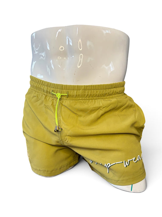 Palm Tile Swimwear Shorts - Swimsuit 3” shorts - Men bathing suit