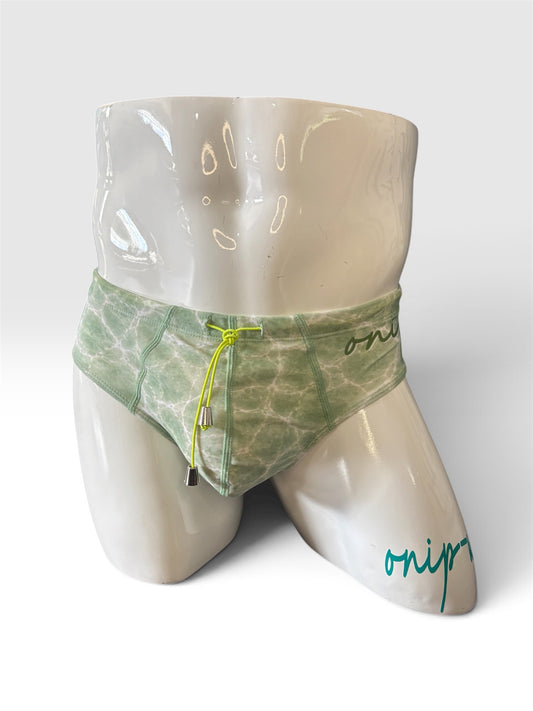 Lagoon Grid - Swimwear Briefs - Swimsuit Bikini style - Men bathing suit