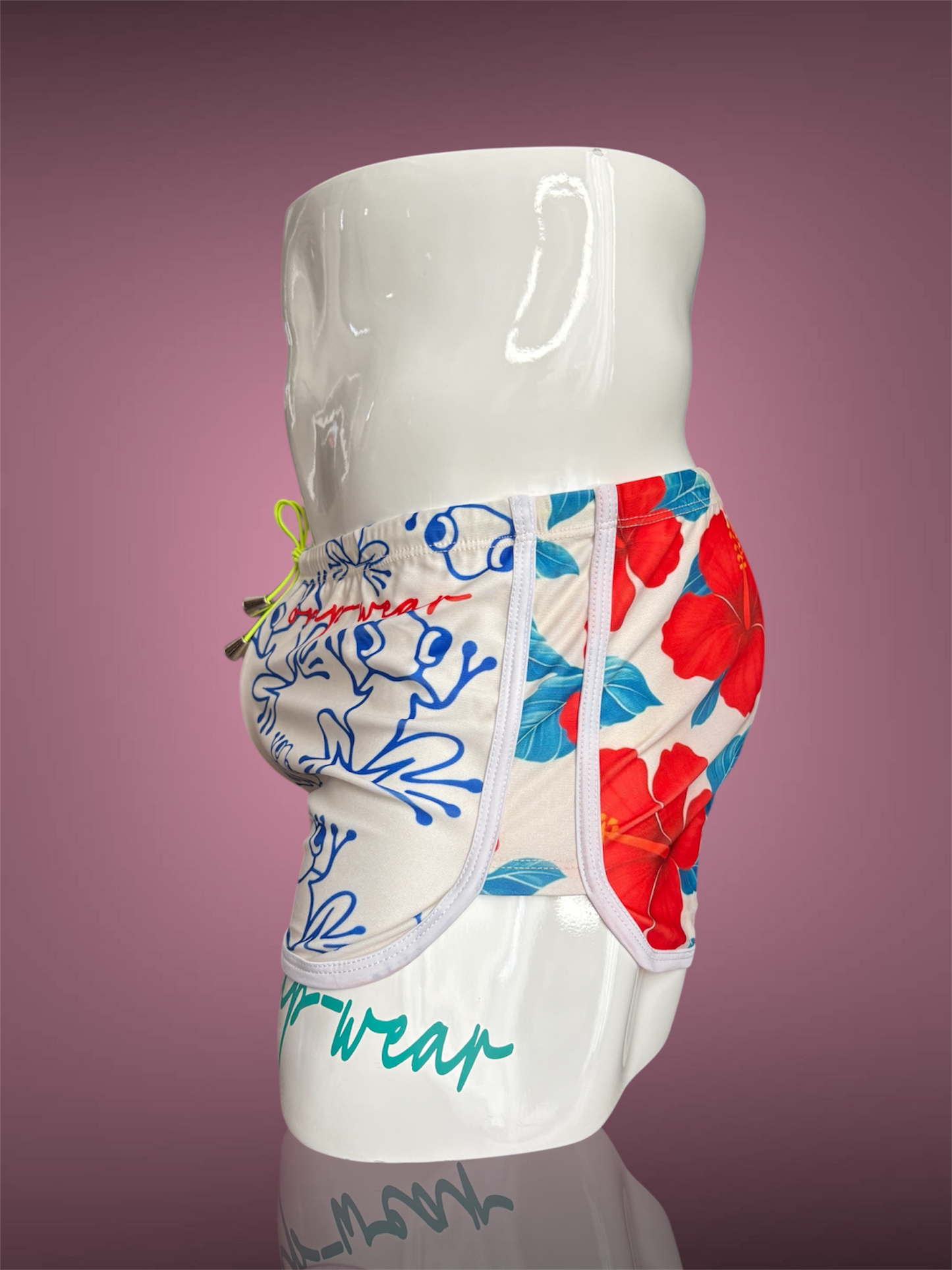 Coquí Club Swimwear Shorts - Swimsuit Square Cut style - Men bathing suit