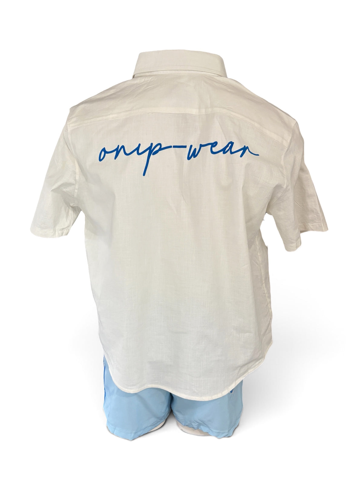 White Canvas Shirt - Beach Shirt - Onip-Wear