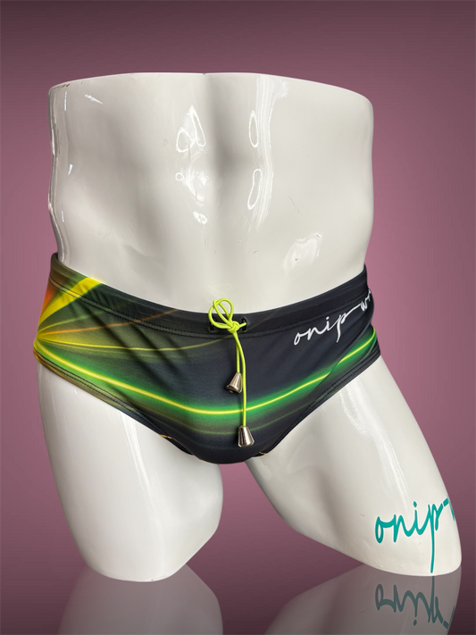 Sun Beam Swimwear Briefs - Swimsuit Flat Front style - Men bathing suit