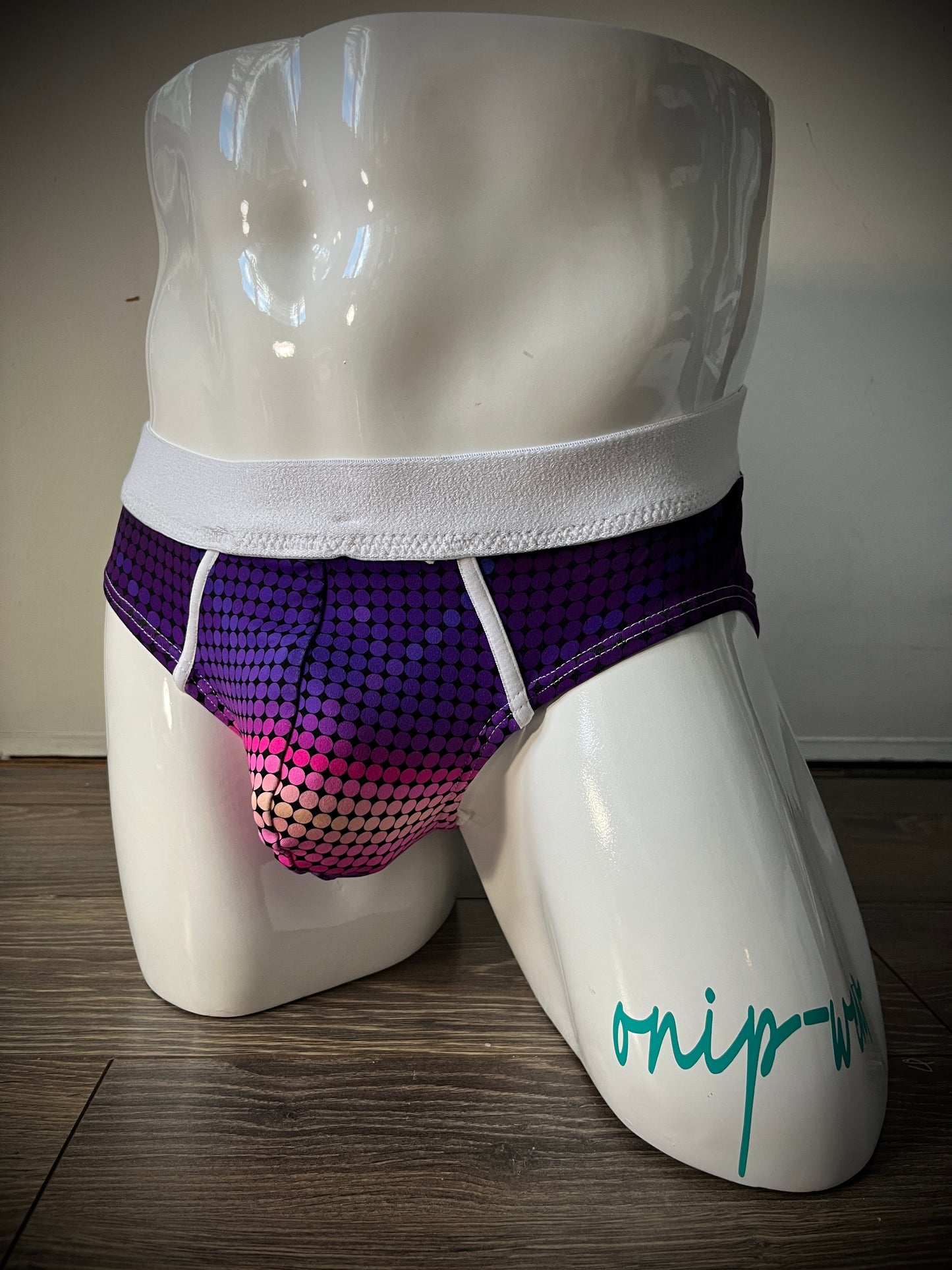 80s Miami Glare Brief - Briefs Men pouch Underwear. Men Underwear