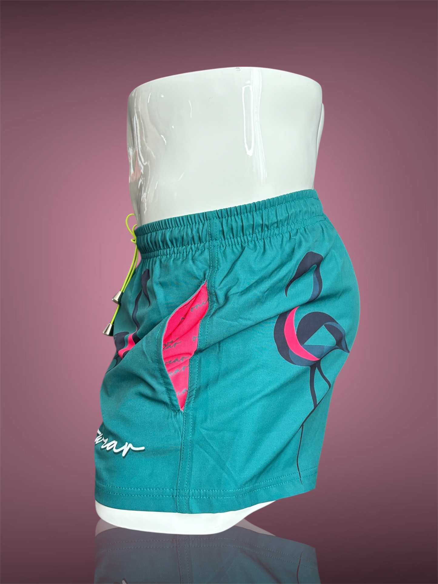 Flamingo Rivera Swimwear Shorts - 3 inch inseam - Men bathing suit