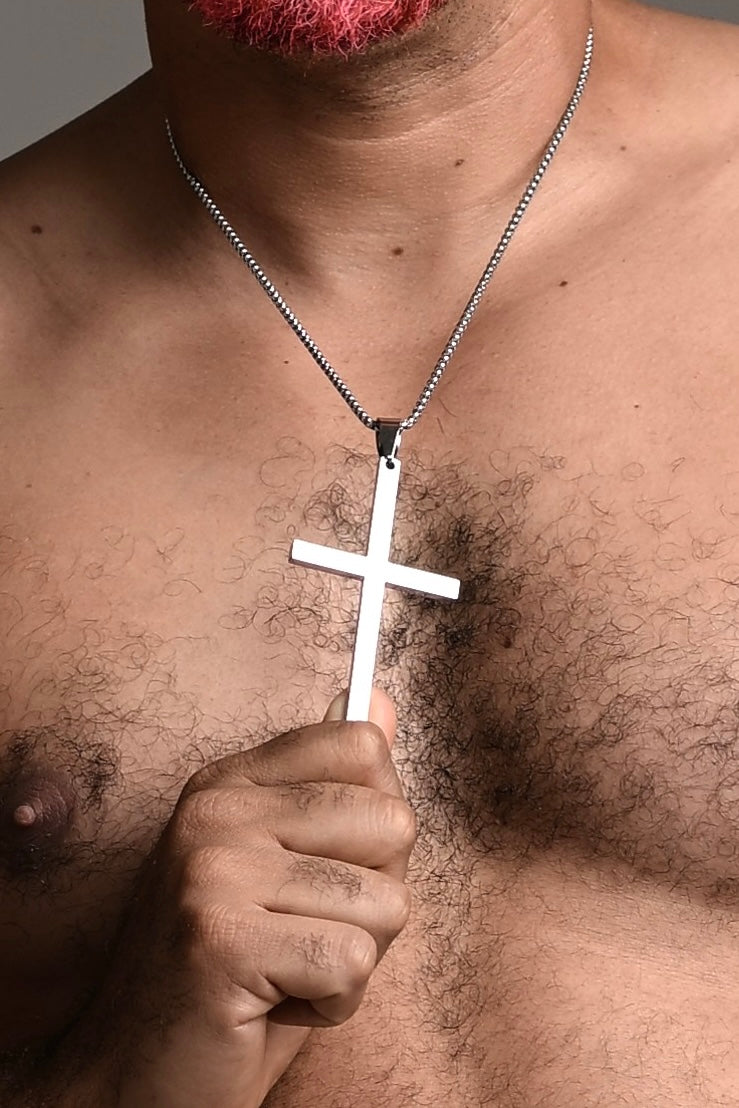 Confessions Cross Necklace - stainless steel