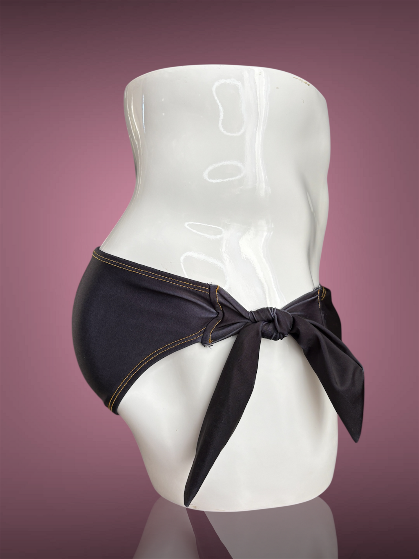 Black Tie Swimwear Briefs - Swimsuit Bikini style - Men bathing suit