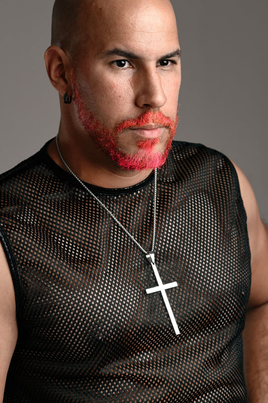 Confessions Cross Necklace - stainless steel