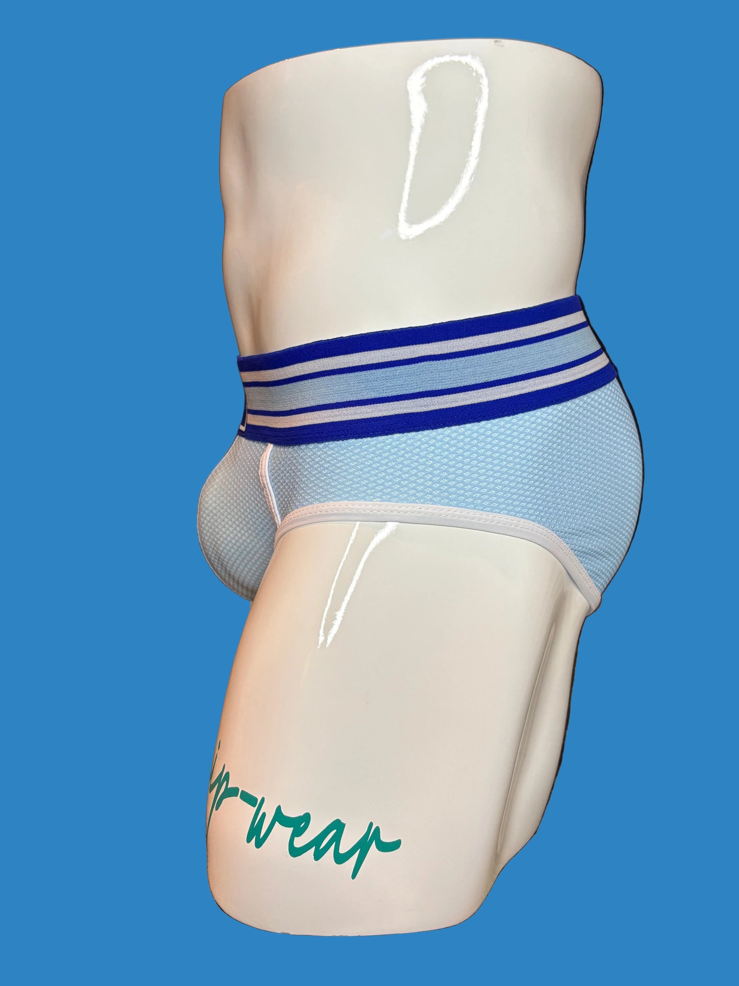 Baby Blue Brief - Be Proud.Be You. Brief Men Mesh pouch Underwear. Men Underwear