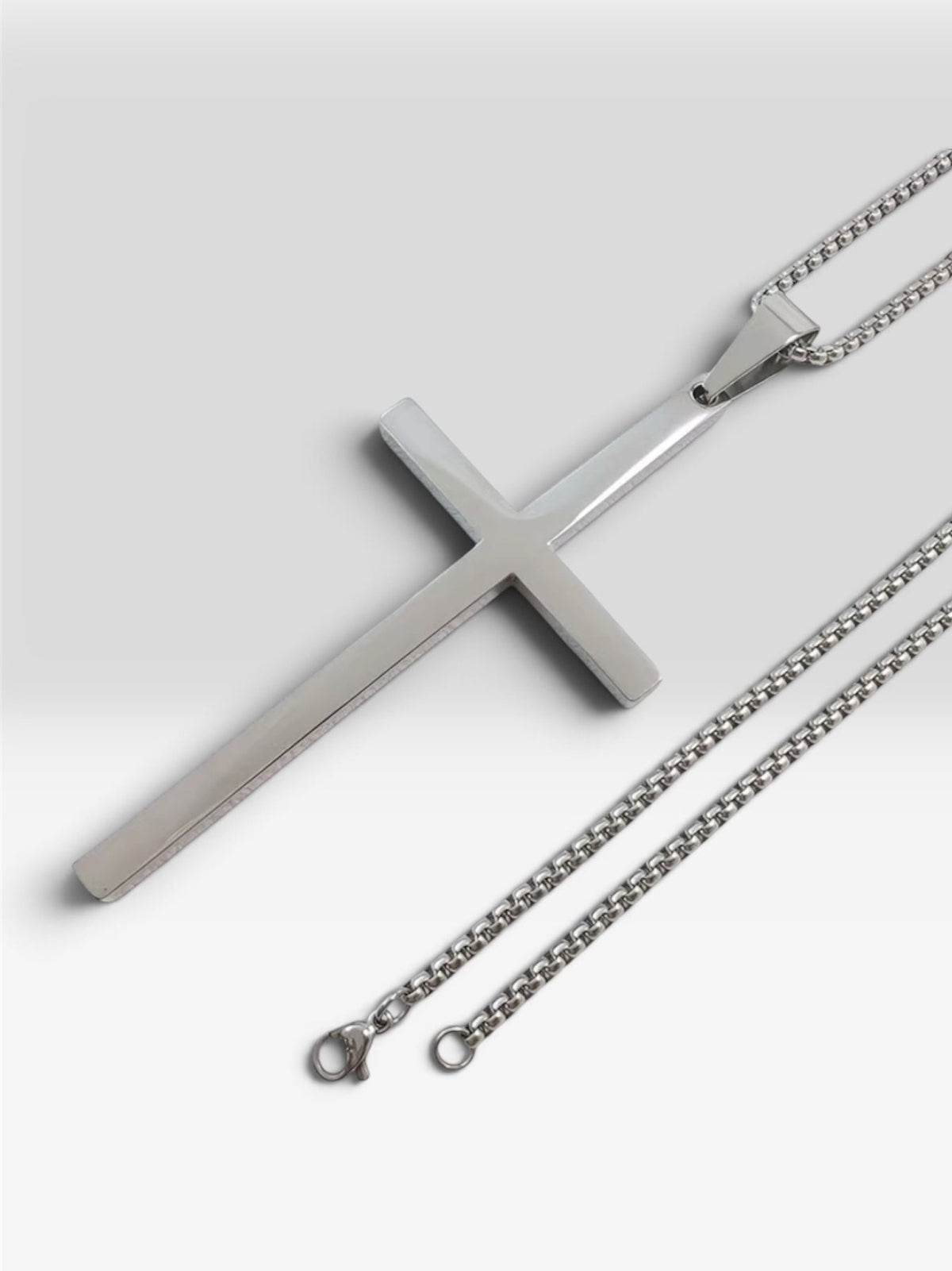 Confessions Cross Necklace - stainless steel
