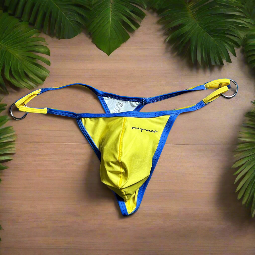 Yellow Thong G-String Men
